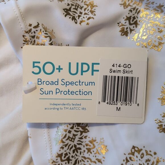 Full coverage swim built in bikini skirt skirt size S 50+upf sun - Picture 4 of 7